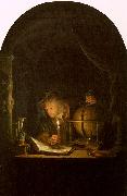 Gerrit Dou Astronomer by Candlelight Norge oil painting reproduction